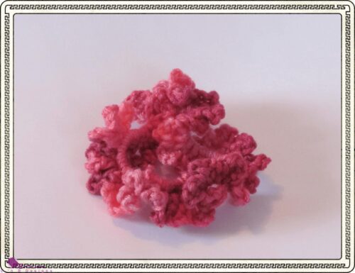 Pink Tones Flower Scrunchie