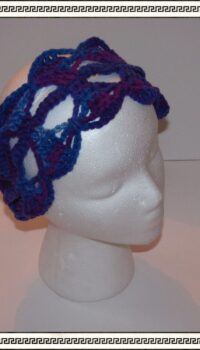 Grape Fizz Butterfly Infinity Headband