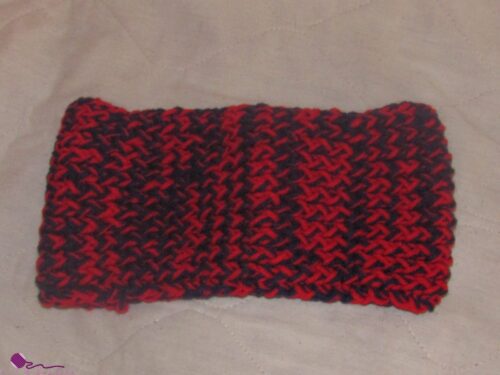 Cherry Red & Navy Blue Dust Cover