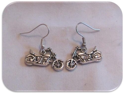 Motorcycle Earrings