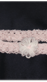Pink Baby Headband w/Flower