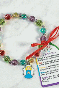 Beaded "Colors Of Christmas" Bracelet Craft Kit