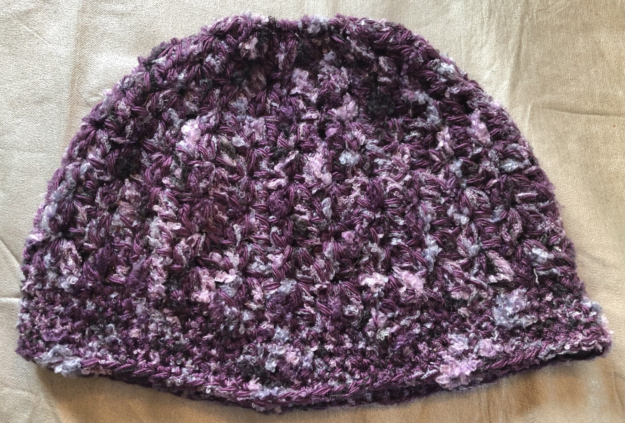 Purple Shades Messy Bun Hat