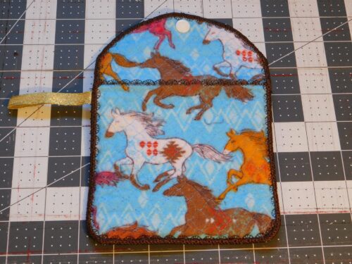 Wild Horses Quilted Bag