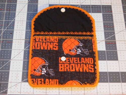 Browns Inspired Quilted Bag