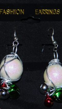 Snowballs w/Bells Earrings