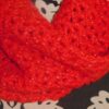 Red Sparkle Cowl