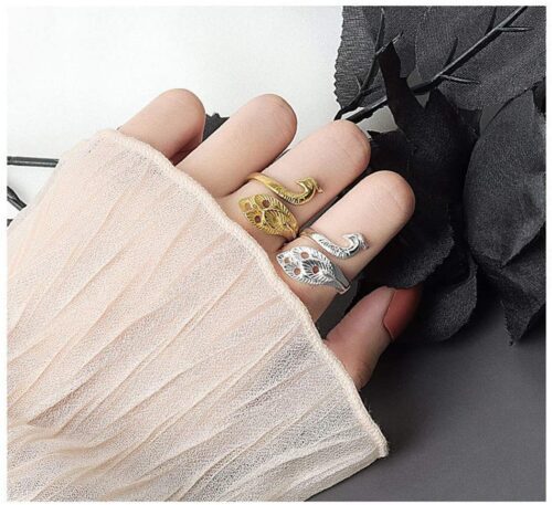 Peacock Open Finger Ring – Adjustable Braided