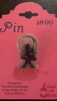 Fairy On Mushroom Pin