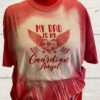 My Dad Is My Guardian Angel - Heather Red - 3X ONLY