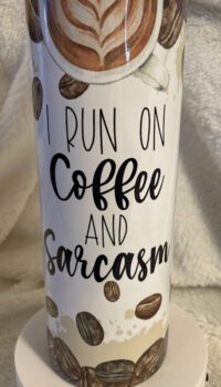 Coffee & Sarcasm 20 oz Tumbler
