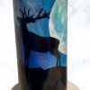 Northern Lights w/Buck & Moon Themed 20 oz Glow In The Dark Tumbler