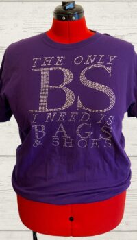 The Only BS I Need Purple Unisex Tee - XL